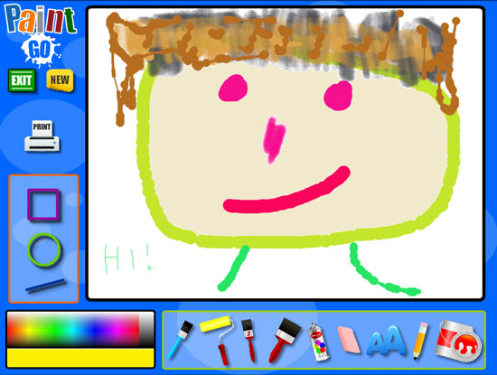 games online for kids. paint-kids