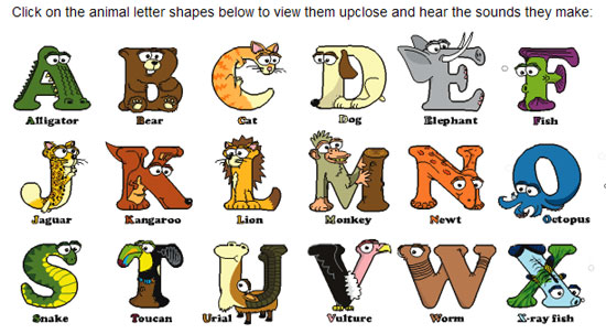 ALPHABET ANIMALS